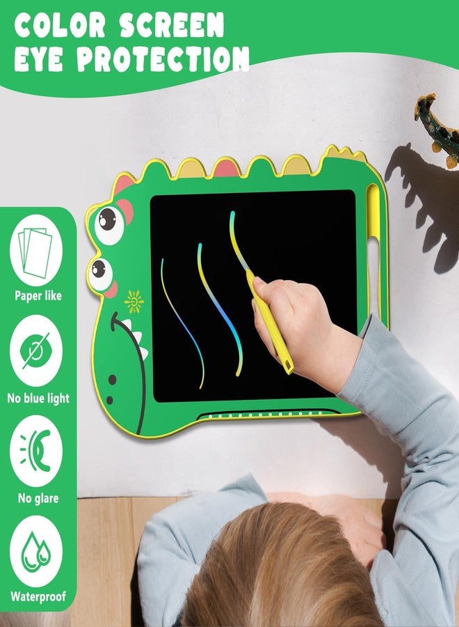 BKM LCD Writing Tablet for Kids, Educational Toddler Toys, Colorful Doodle Board Drawing Tablet with Screen Lock & Erase Button, Dinosaur Toys for Ages 3-8, Birthday Gifts for Boys Girls,8.5 inch - Image 3