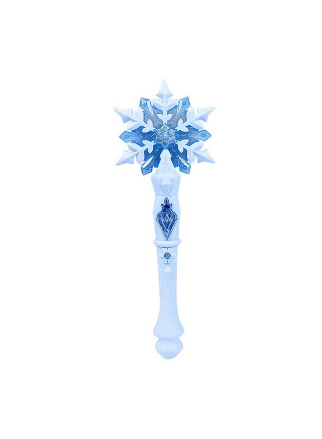 Toddmomy Light Up Snowflake Glow Wand Snowflake Wand Princess Wand Light Up Wand With Sound For Kids Girls Princess Birthday Party Costume Accessories Toy - Image 1