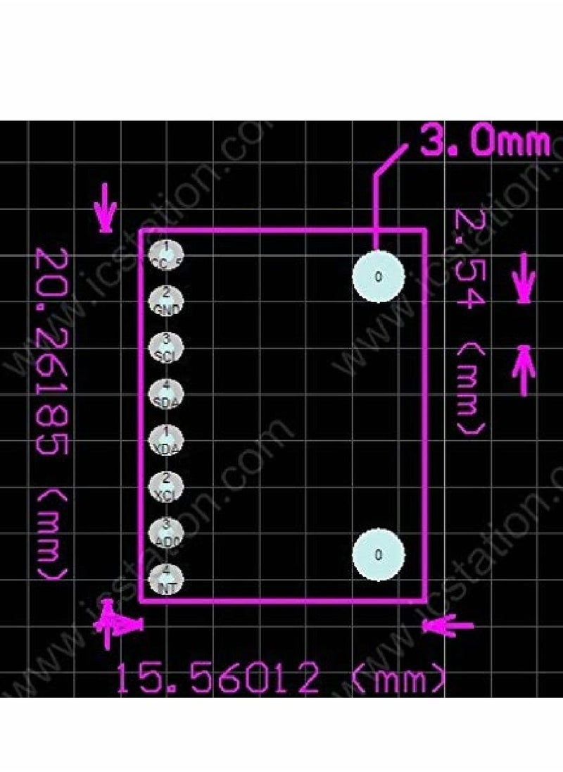 Generic - MPU 6050 Module, 3 Axis Analog Gyro Sensors Accelerometer 3-5V - Image 1