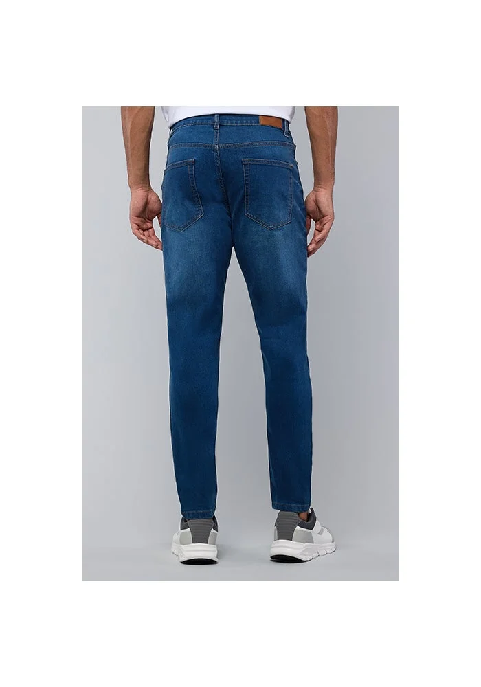 R&b  Faded Slim Fit Jeans with Button Closure for Men | Best Price UAE