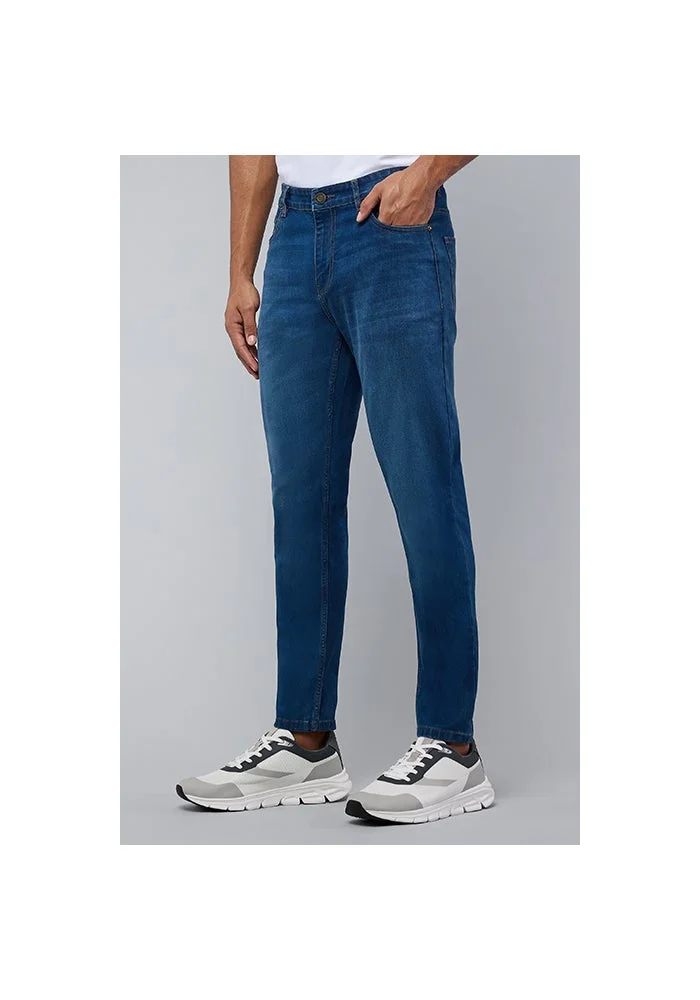 R&b  Faded Slim Fit Jeans with Button Closure for Men | Best Price UAE