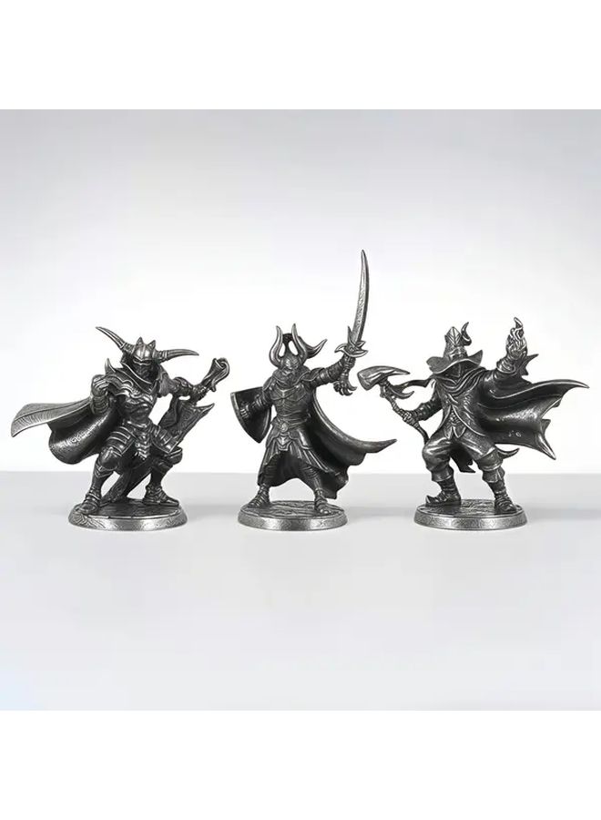 Royal Black Flame Mage Blade Pioneer Swordsman Vivid Desktop Ornament - Image 1