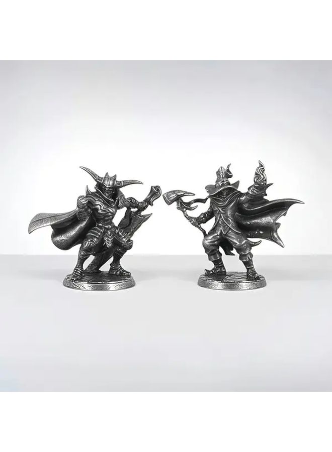 Royal Black Flame Mage Blade Pioneer Swordsman Vivid Desktop Ornament - Image 3