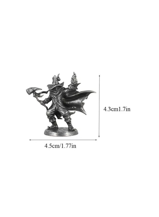 Royal Black Flame Mage Blade Pioneer Swordsman Vivid Desktop Ornament - Image 2
