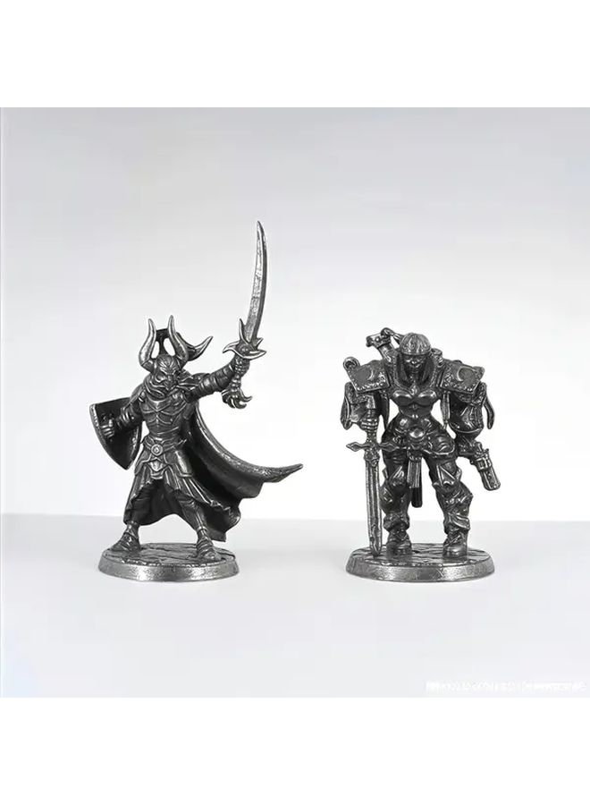 Royal Black Flame Mage Blade Pioneer Swordsman Vivid Desktop Ornament - Image 4