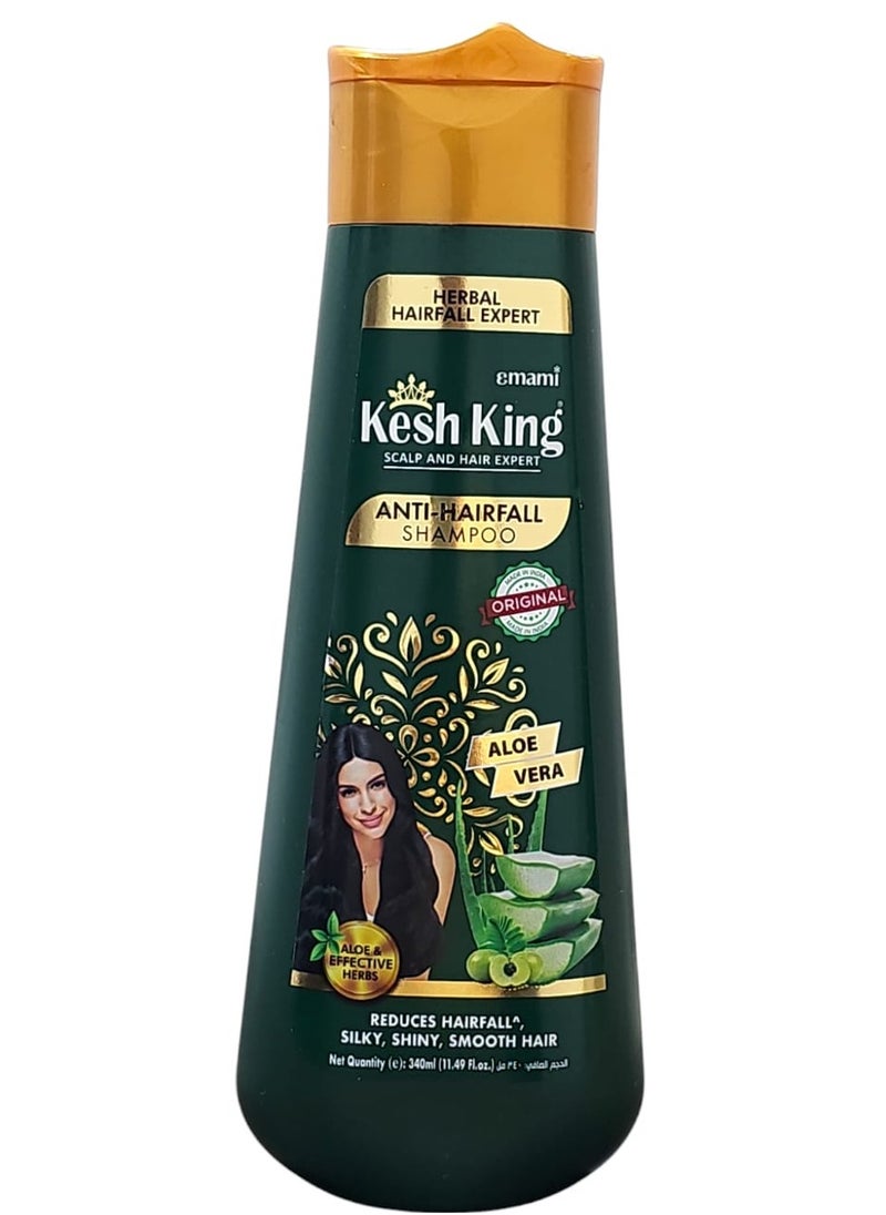 emami Anti Hair Loss Shampoo with Aloe Vera 340ml  - Image 1
