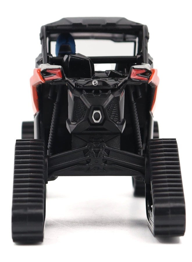 Diecast Masters BRP Bombardier Models 1:32 Scale Diecast Replica Can-Am Maverick X3 X rs Turbo RR Winter Version, Chalk Gray & Magma Red | Item 60004 - Image 4