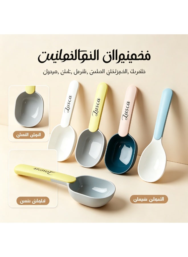 مجرفة علف حيوان واسعة السعة بتصميم مريح، أداة إطعام حيوان قابلة لإعادة الاستخدام آمنة للطعام، هدية عملية لمربي الحيوانات وهدايا محلات الحيوانات - Image 5
