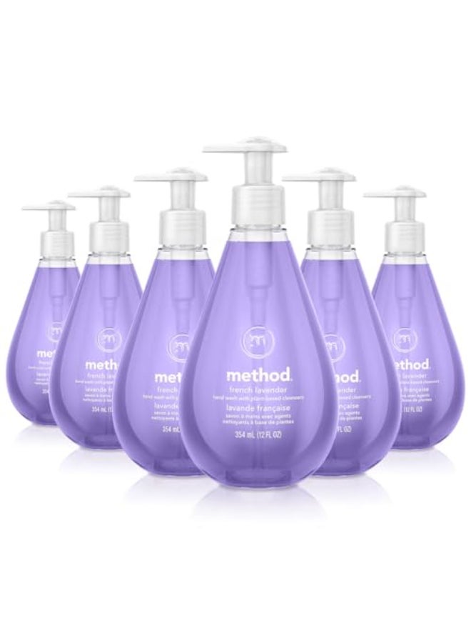 Method غسول يد جل ميثود بخلاصة اللافندر الفرنسي 12 أونصة سائلة عبوة من 6 - Image 1