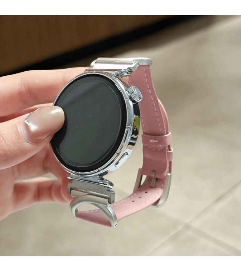 Mixed Colors 18mm Niche Style Synthetic Leather Strap For Huawei Smartwatch Replacement Band - Image 5