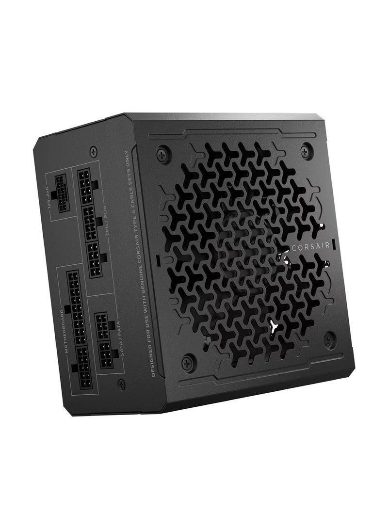 CORSAIR RM850e 850W Fully Modular ATX Power Supply – 80+ Gold Certified, Low Noise Design, 140mm Compact Size,  Premium Fan for Quiet Operation, Japanese Capacitors for Enhanced Durability, High-Efficiency Energy Delivery, Optimized for Gaming and High-Performance PCs, Zero RPM Mode for Silent Operation at Low Loads, Optimized Cable Management for Clean Builds, CP-9020296-UK Black - Image 1