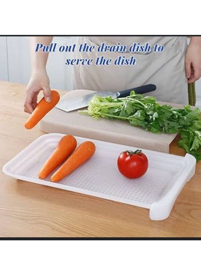 The genius 2*1 Trend Trend Plasticizer and Strainer at the same time means you can chop, wash and strain at the same time