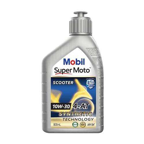 Mobil Super Moto 10W-30 Synthetic Technology Engine Oil for Scooters (0.8L) - Image 1