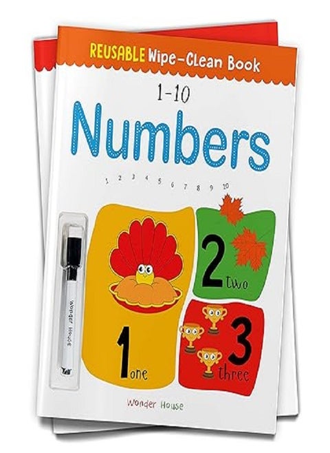 Reusable Wipe And Clean Book 1 10 Numbers