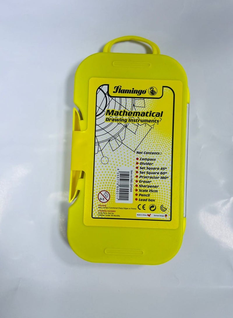 Flamingo Mathematical Drawing Instruments Multicolor for School and Office Uses - Image 2