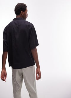 TOPMAN Relaxed Fit Short Sleeve Satin Shirt  - Image 2