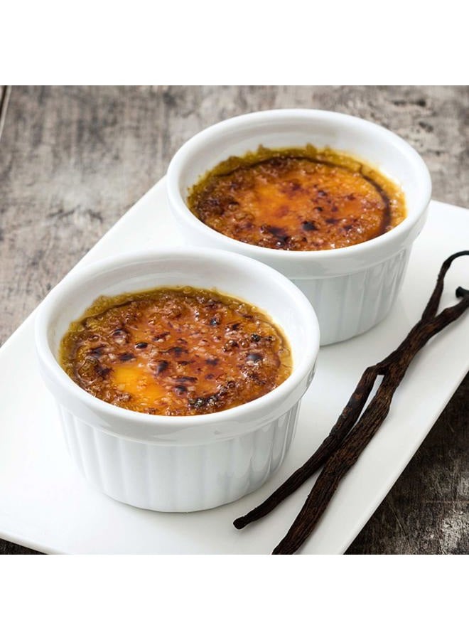 GPYG Porcelain Ramekins 4OZ,Set of 8, Souffle Dishes, Oven Safe Ramekin Bowls Serving For Creme Brulee, Custard, Pudding, Mini Desserts, Jam, Dips, Sauces, Ramekins For Baking - Image 5