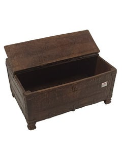 Antique Museum Antique Wooden Box With Art Carving Work  - Image 2