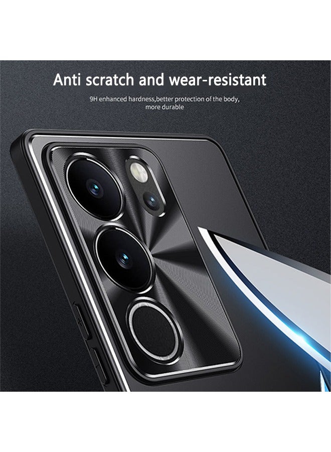 X-level Vivo V29 5G/V29 pro Case Cover Protector with TPU+Metal, Phone Holder Kickstand Camera Len Protection Anti-scratch Anti-drop Anti-fingerprint Shell Back Cover for Vivo S17 Pro/S17 - Image 5