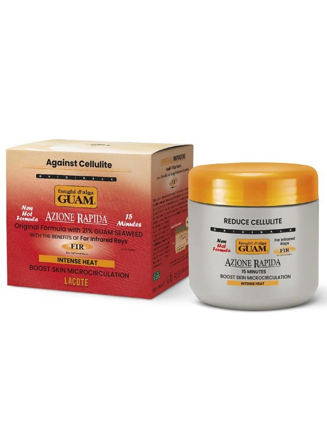 GUAM Anti Cellulite Seaweed Mud Infrared Body Wrap, FAST ACTION Hot Mud Body Mask with Tourmaline FIR, Skin Tightening Lipo Wrap for Cellulite Remover - Image 1