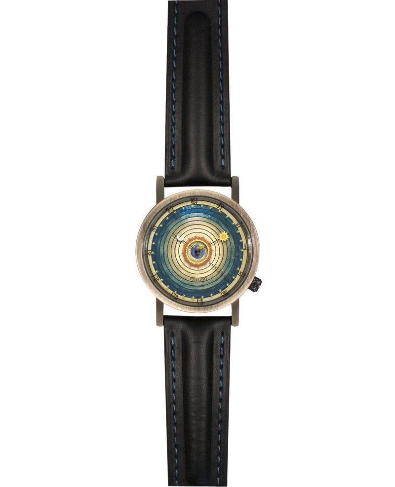 ذي أن إمبلويد فيلوسوفرز جيلد ساعة يد الفلك بعقارب طراز 2979 - 38 مم - أسود - Image 2