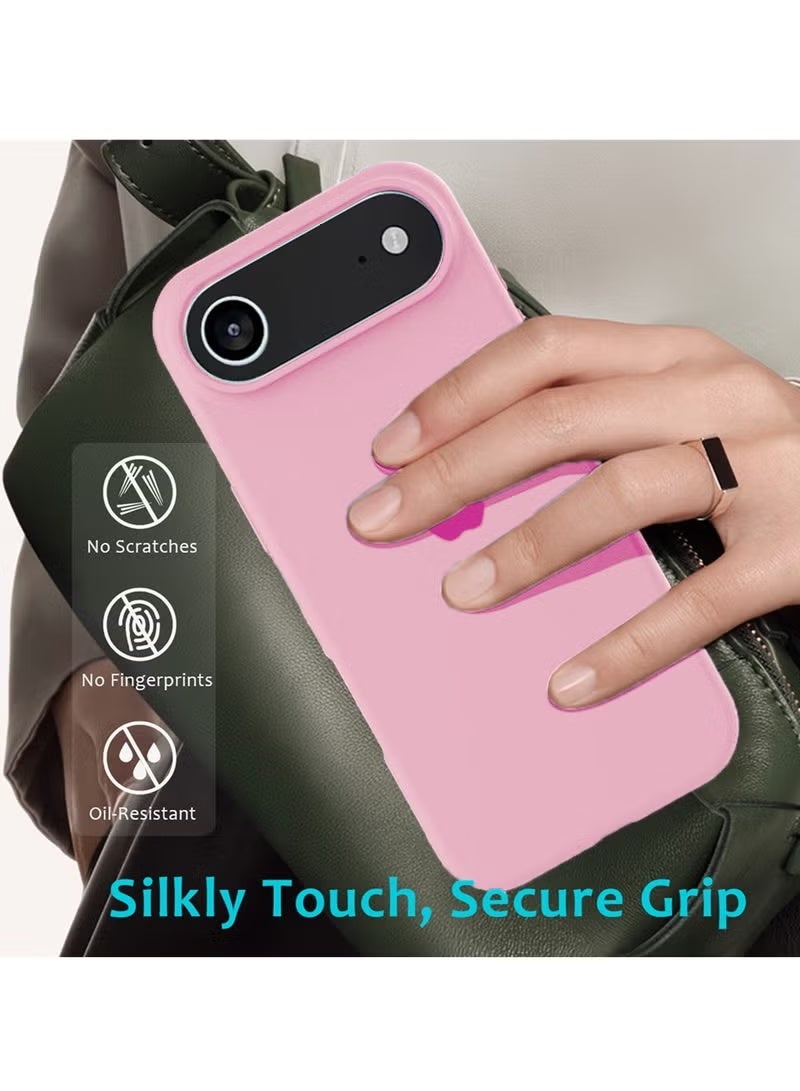 iPhone 17 Air Case Soft Silicone Protective Phone Cover iPhone 17 Air with Microfiber Lining Case For iPhone 17 Air 6.5-Inch - Image 3