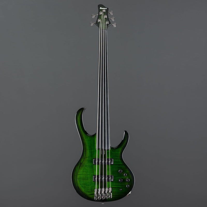 ايبانيز غيتار باس إيبانيز ستيف دي جورجيو SDGB1 سيجنتشر ذو 5 أوتار بدون فريتس - لون دارك موس بيرست - Image 2