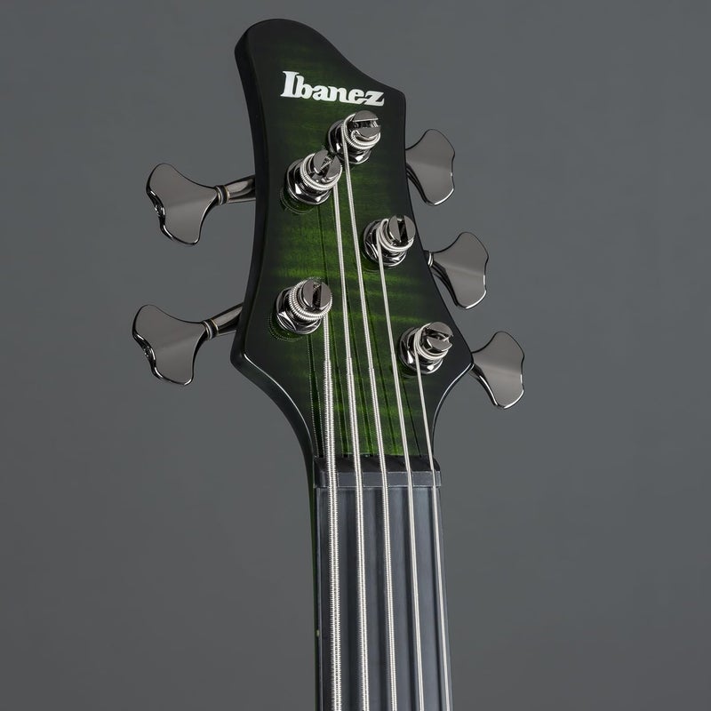 ايبانيز غيتار باس إيبانيز ستيف دي جورجيو SDGB1 سيجنتشر ذو 5 أوتار بدون فريتس - لون دارك موس بيرست - Image 4