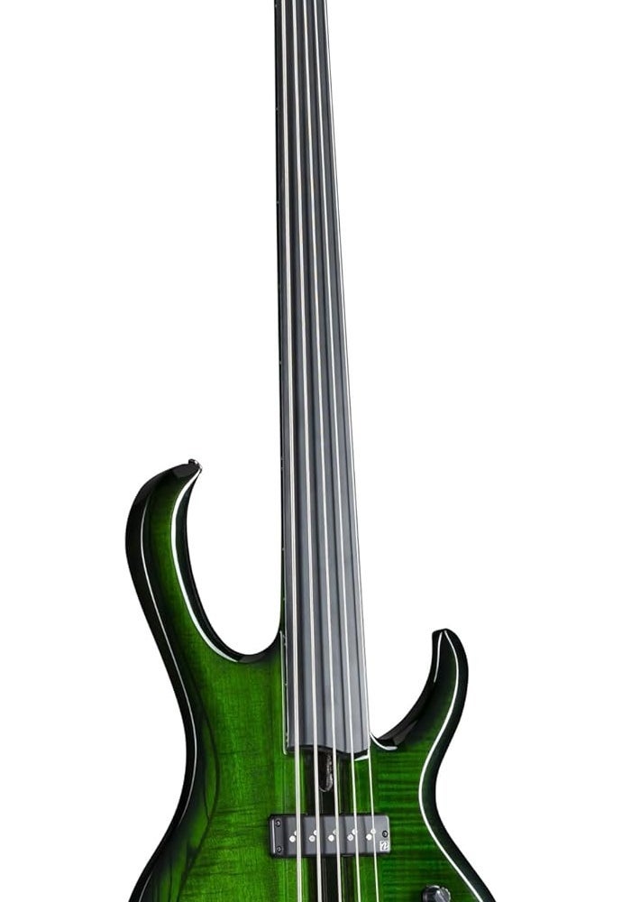 ايبانيز غيتار باس إيبانيز ستيف دي جورجيو SDGB1 سيجنتشر ذو 5 أوتار بدون فريتس - لون دارك موس بيرست - Image 1