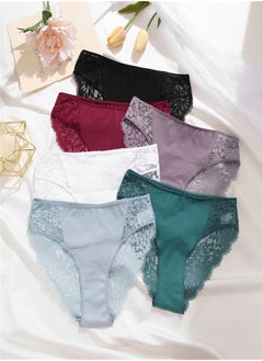 Eckek 3Pcs/set  Lace Panties Women Floral Briefs S-XL Ladies Underpants Low Waist Lace Underwear Female Lingerie 6 Colors  - Image 3