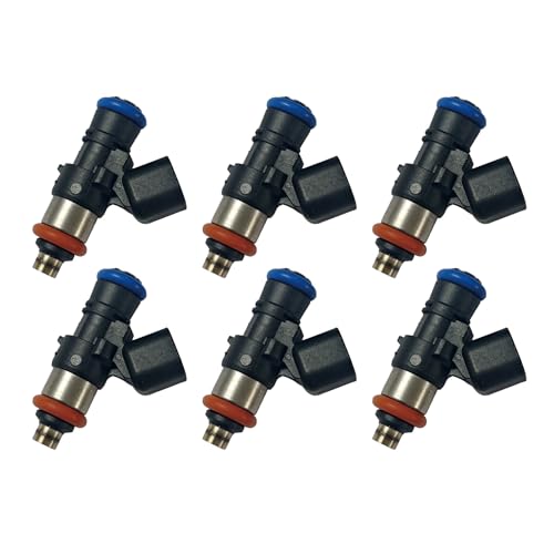 Gautory 0280158189 Fuel Injectors Fit for Ford Escape 20092012 Fusion 20102012 Mercury Mariner 20092011 Milan 20102011 30L V6 Replace FJ998 82211217 CM5155 9L8Z9F593A 4Holes Set of 6 - Image 1