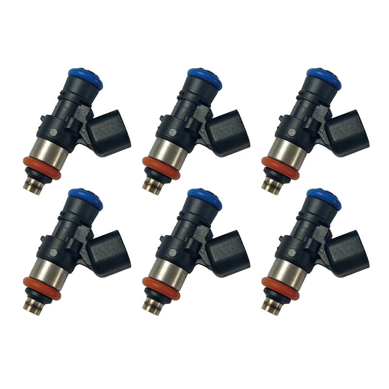 Gautory 0280158189 Fuel Injectors Fit for Ford Escape 20092012 Fusion 20102012 Mercury Mariner 20092011 Milan 20102011 30L V6 Replace FJ998 82211217 CM5155 9L8Z9F593A 4Holes Set of 6 - Image 2
