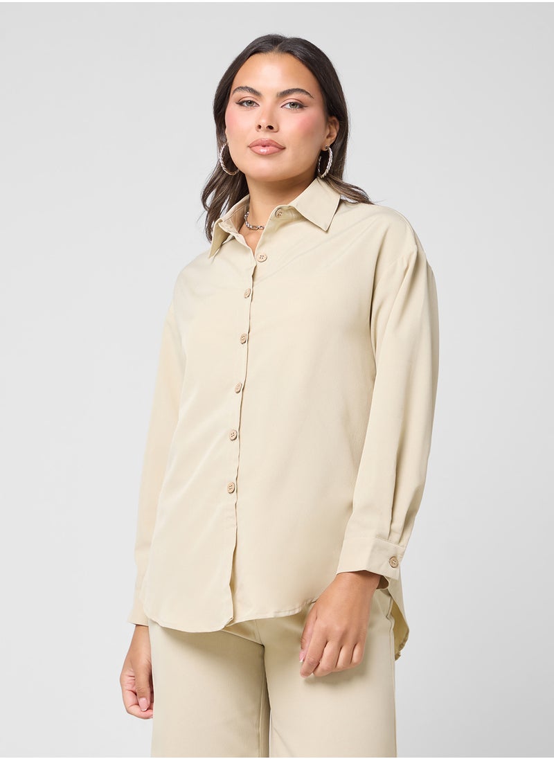 Ginger Relaxed Fit Shirt & Pant Coord Set  - Image 3