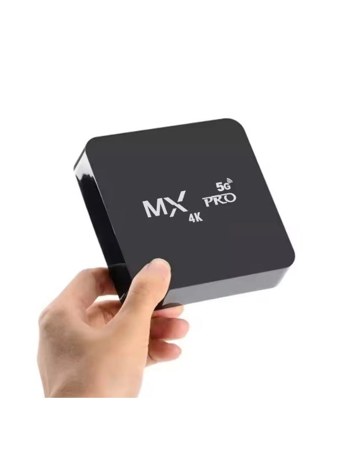 ام اكس كيو جهاز MXQ Pro 4K Android TV Box 5G - جهاز تلفزيون ذكي فائق الوضوح 64 بت رباعي النواة، مشغل وسائط واي فاي، جهاز بث بنظام أندرويد 10.0 - Image 4