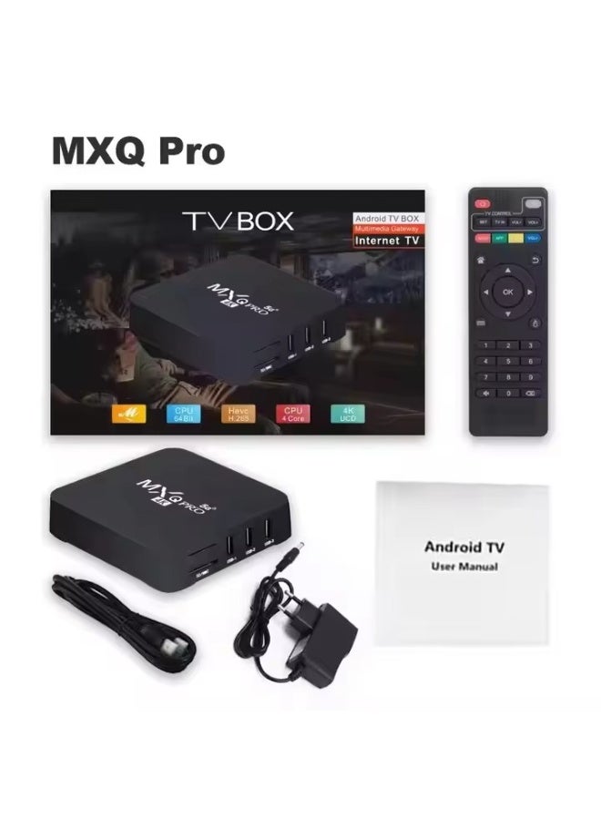 ام اكس كيو جهاز MXQ Pro 4K Android TV Box 5G - جهاز تلفزيون ذكي فائق الوضوح 64 بت رباعي النواة، مشغل وسائط واي فاي، جهاز بث بنظام أندرويد 10.0 - Image 5