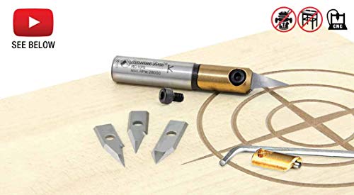 Amana Tool - 30°. 005" V Tip/Rc-1075/1076 (RCK-360), Industrial Grade - Image 2
