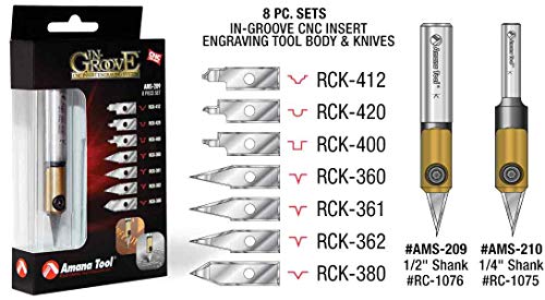 Amana Tool - 30°. 005" V Tip/Rc-1075/1076 (RCK-360), Industrial Grade - Image 3