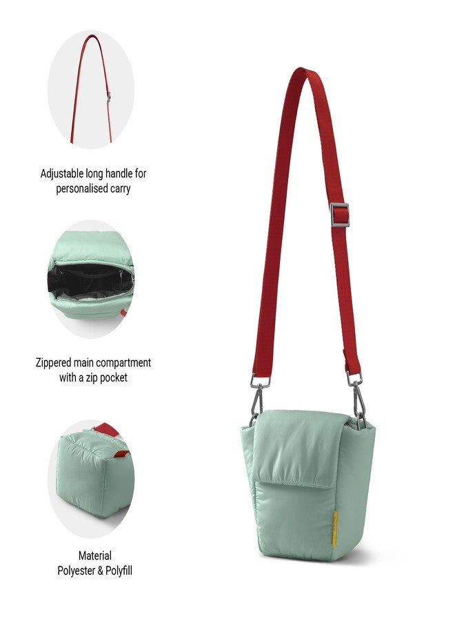 DailyObjects Mint Puft Bucket Sling Bag - Image 4
