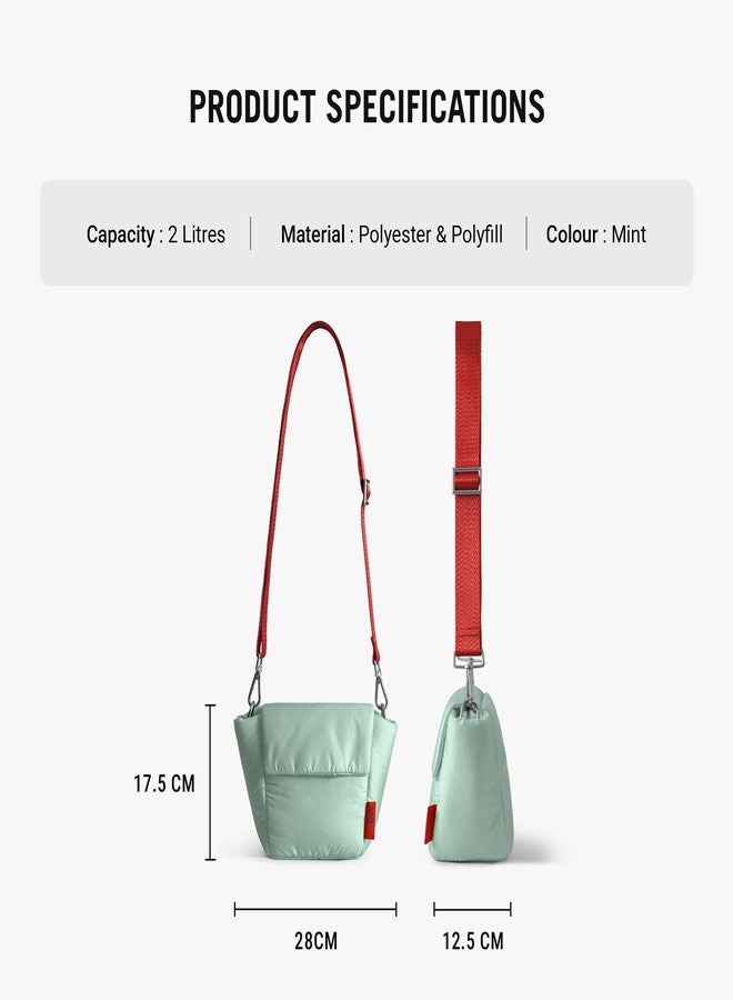DailyObjects Mint Puft Bucket Sling Bag - Image 3