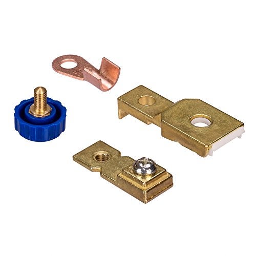 Jtron مفتاح بطارية دراجة نارية Jtron DC12V 80A مع موصل علوي، مفتاح قطع وإيقاف، مفتاح فصل مضاد للتسرب للبطارية للسيارة والقارب والشاحنة وATV وUTV وSUV (أزرق) - Image 4