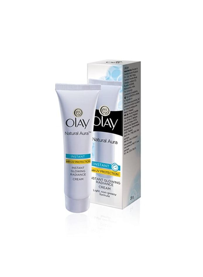 Olay Natural Aura Vitamin B3, Pro B5, E With Uv Protection Cream, 20gm - Image 1