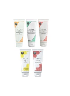 Fix My Curls All In One Curl Kit With Cleansing & Moisturising Shampoo, Conditioner, & Curl Defining Cream & Gel (Pack Of 5) | For Curly, Wavy, Dry & Frizzy Hair |Sulphate & Silicone Free, 100Gm Each  - Image 1