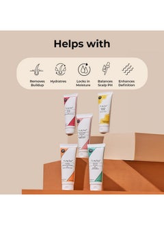 Fix My Curls All In One Curl Kit With Cleansing & Moisturising Shampoo, Conditioner, & Curl Defining Cream & Gel (Pack Of 5) | For Curly, Wavy, Dry & Frizzy Hair |Sulphate & Silicone Free, 100Gm Each  - Image 5