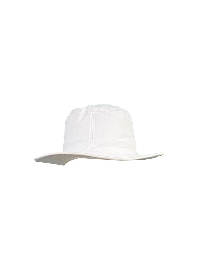 CA Cricket Panama Sun Hat - Off-White Wide-Brim Hat for Cricket Players - Image 1