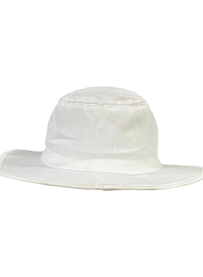 CA Cricket Panama Sun Hat - Off-White Wide-Brim Hat for Cricket Players - Image 2