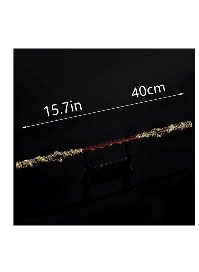 Y&D Black Myth: Wukong Bronzecloud Ruyi Staff Martial Arts Bo Staffs Game Collection Desk Room Decoration Backpack Pendant Gift  - Image 4