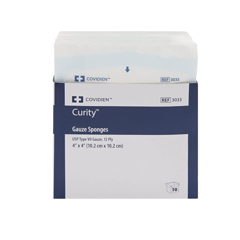 Covidien 3033 Curity Gauze Sponges Sterile 12Ply 4 x 4 - Image 2