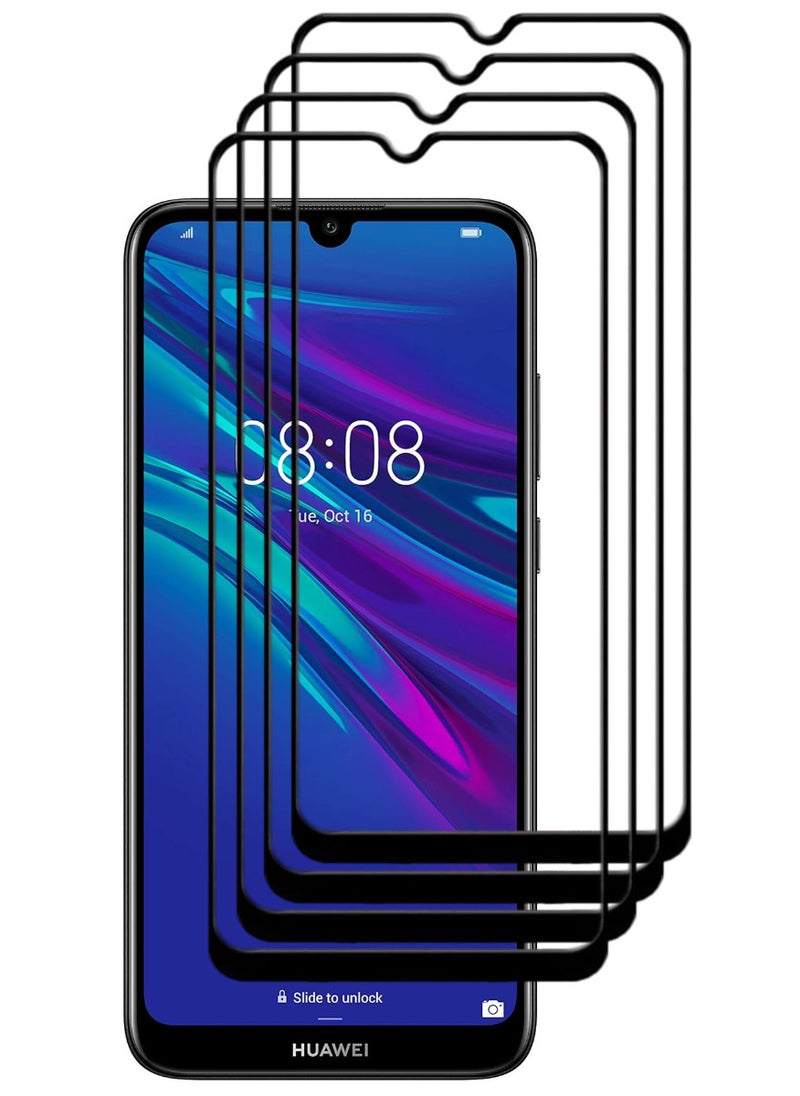 ACLIX 4 Pieces Antistatic ESD Dustproof Premium Quality High Definition Tempered Glass Screen Protector Designed For Huawei Y6 (2019) - Image 1