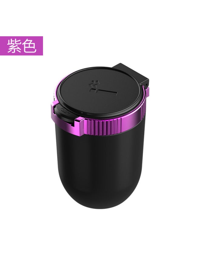 Car Ashtray Multifunctional Personalized Creative Ashtray With Lid Led Portable Ashtray With Light For Car