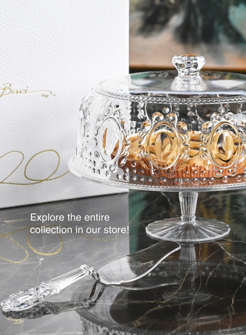 Baci milano Cake Slicer Clear, Baci Milano BAROQUE & ROCK - Image 4